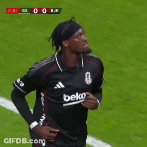Soccer Player In Papera Jersey Talking To Player GIF