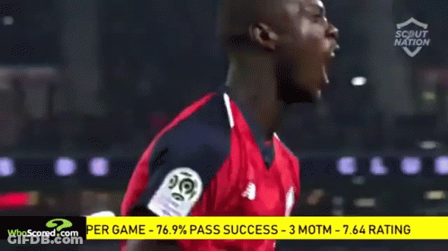Soccer Player In Pepe Jersey On Whoscored.com GIF