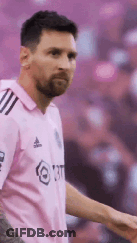 Soccer Player In Pink Jersey GIF
