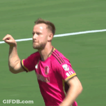 Soccer Player In Pink Shirt Number 0 GIF
