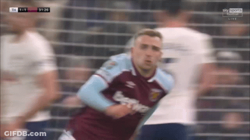 Soccer Player In Purple And Blue Jersey GIF