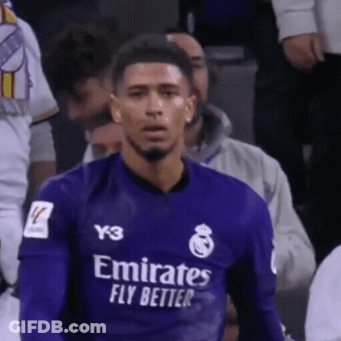 Soccer Player In Purple Emirates Fly Better Jersey GIF