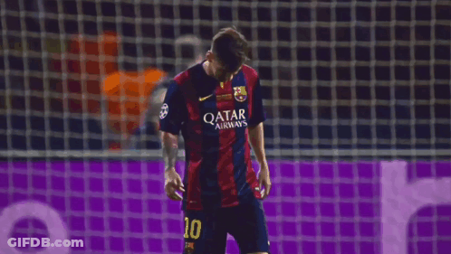 Soccer Player In Qatar Airways Shirt GIF
