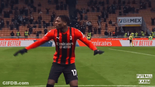 Soccer Player In R. Leao Jersey GIF