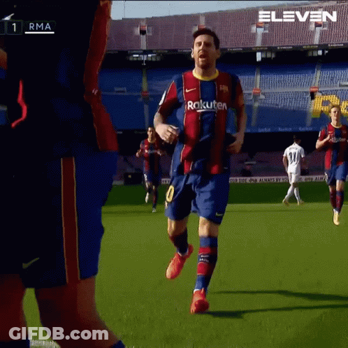 Soccer Player In Rakuten Jersey GIF