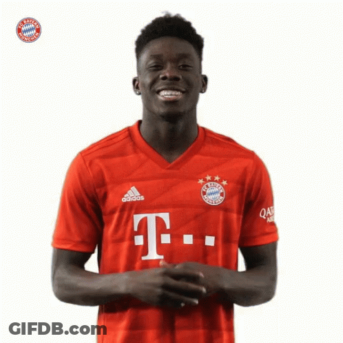 Soccer Player In Red Adidas Shirt GIF