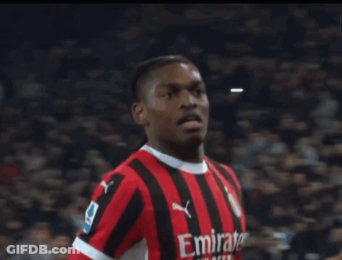 Soccer Player In Red And Black Emirates Fly Better Jersey GIF