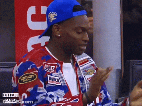 Soccer Player In Red And Black Emirates Jersey GIF