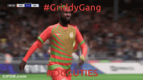 Soccer Player In Red And Green Jersey GIF