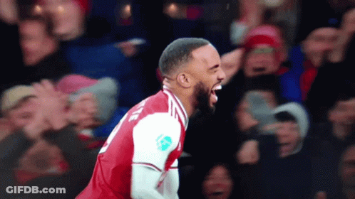 Soccer Player In Red And White Jersey GIF