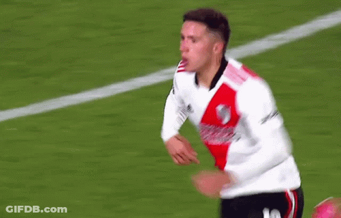Soccer Player In Red And White Jersey GIF