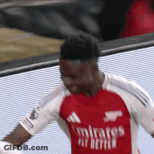 Soccer Player In Red And White Jersey GIF