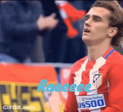 Soccer Player In Red And White Shirt With US500 Patch GIF
