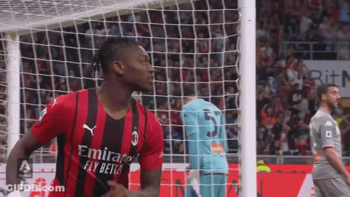 Soccer Player In Red Emirates Fly Better Jersey GIF