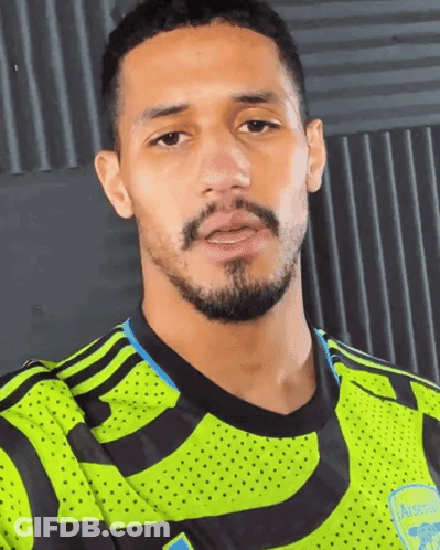 Soccer Player In Red Emirates Fly Better Shirt GIF