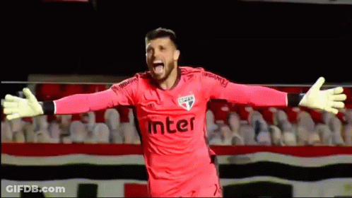 Soccer Player In Red Inter Jersey GIF