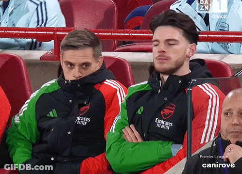 Soccer Player In Red Jersey At Goal Sign GIF