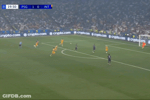 Soccer Player In Red Jersey Number 14 GIF