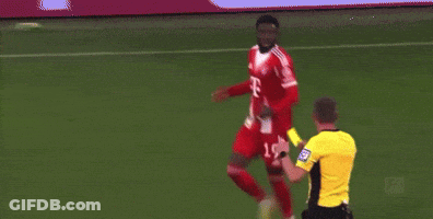 Soccer Player In Red Jersey Number 15 GIF