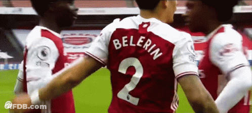 Soccer Player In Red Jersey Number 2 GIF