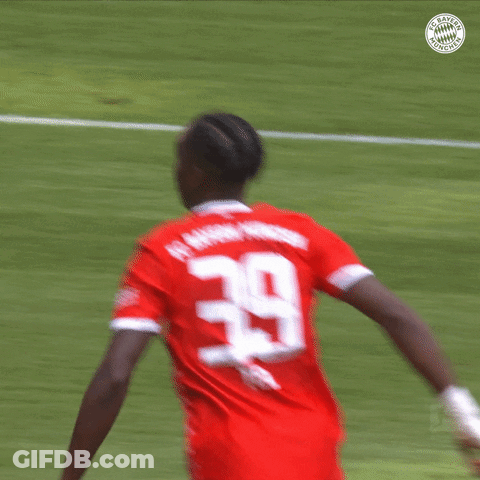 Soccer Player In Red Jersey Number 39 GIF