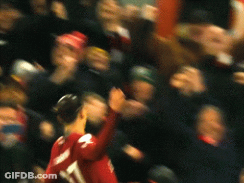 Soccer Player In Red Jersey Number 7 GIF