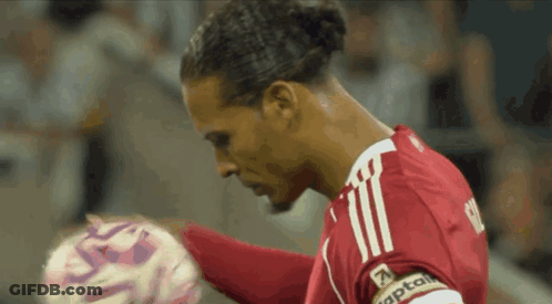 Soccer Player In Red Jersey Saying Captain GIF