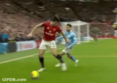 Soccer Player In Red Jersey Saying United GIF