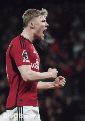 Soccer Player In Red Jersey Team View GIF