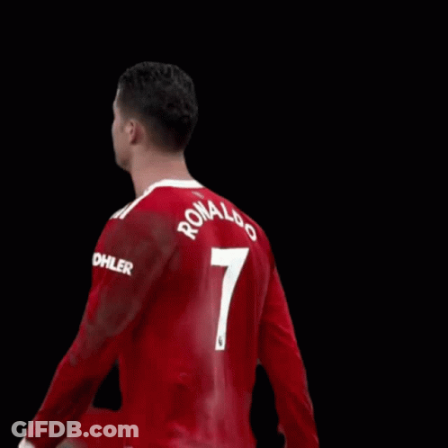 Soccer Player In Red Jersey With Teamviewe GIF