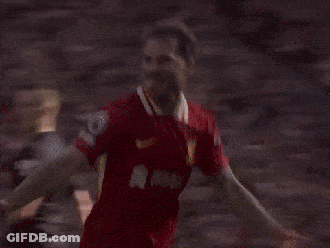 Soccer Player In Red Shirt Number 10 GIF