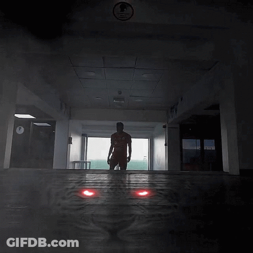 Soccer Player In Red Shirt Saying Safe Zone GIF