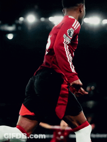 Soccer Player In Red Shirt Saying SNR GIF