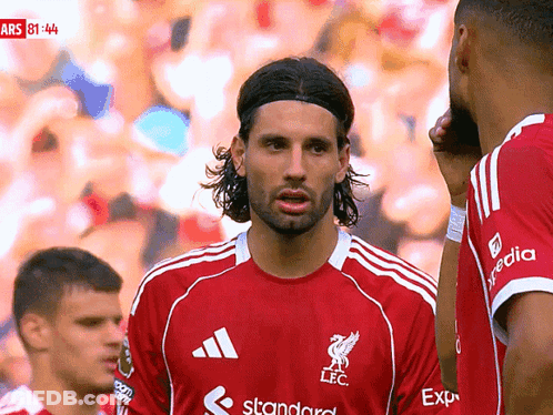 Soccer Player In Red Shirt Saying Standard GIF