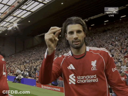 Soccer Player In Red Shirt Saying Standard GIF