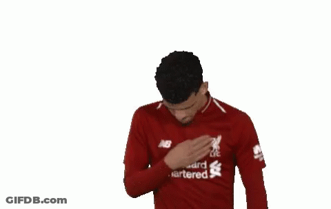 Soccer Player In Red Shirt Standard Chartered GIF