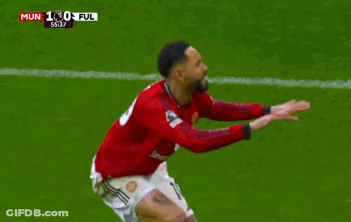 Soccer Player In Red Shirt With Snapdragon GIF