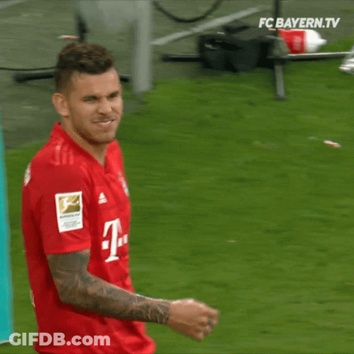 Soccer Player In Red T-Mobile Shirt GIF