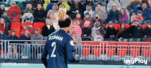 Soccer Player In Roman 2 Jersey GIF
