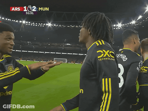 Soccer Player In Shirt Saying Exx Technology GIF