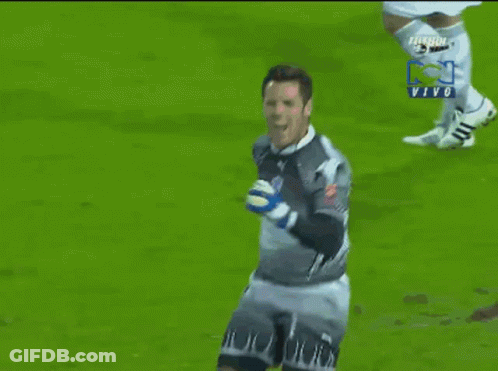 Soccer Player In Tricorp Jersey On Field GIF