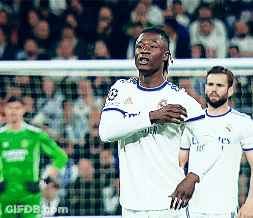Soccer Player In White Adidas Jersey GIF