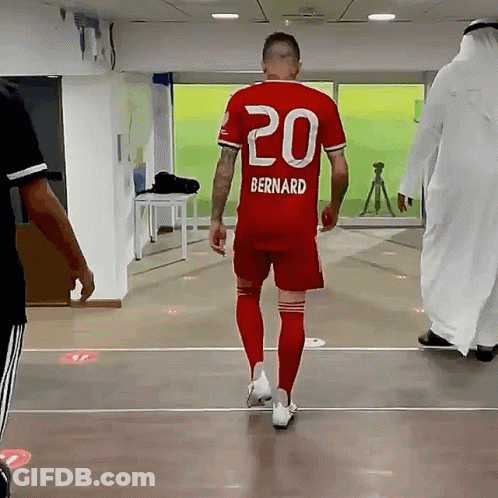 Soccer Player In White Adidas Jersey GIF
