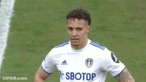 Soccer Player In White And Blue Jersey GIF