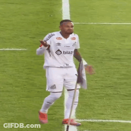 Soccer Player In White Blaz Shirt GIF