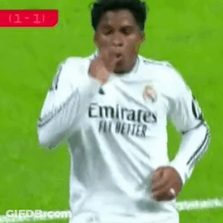 Soccer Player In White Emirates Fly Better Jersey Blowing Kiss GIF