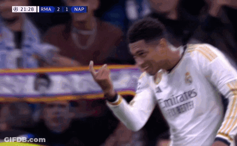 Soccer Player In White Emirates Jersey Giving Middle Finger GIF