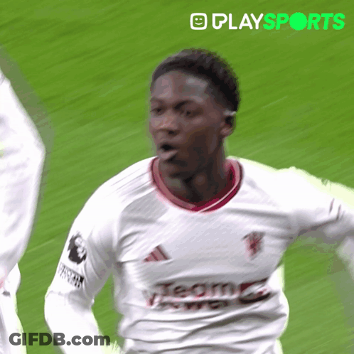 Soccer Player In White Jersey GIF