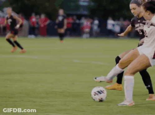 Soccer Player In White Jersey Kicking Ball GIF