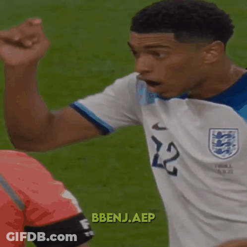 Soccer Player In White Jersey Number 22 GIF